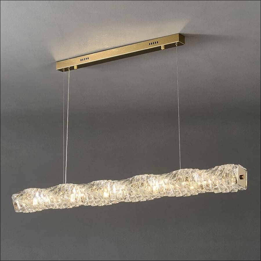 Modern Luxury Led Crystal Chandelier Kitchen Island Lamp - crystal bar chandelier - dining room chandelier - hausgem - united states