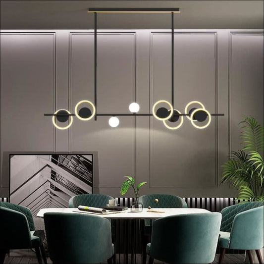 Chandelier - Nordic Circular LED Chandelier - hausgem