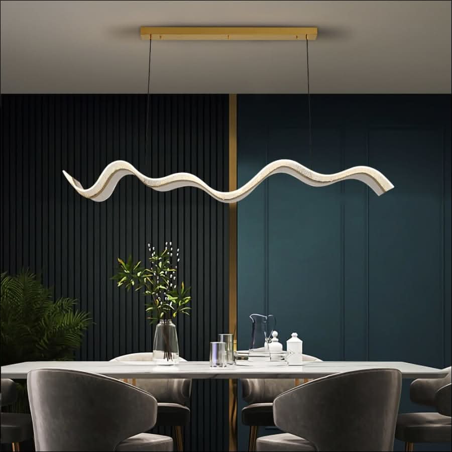 Chandelier - Nordic Long Wave Chandeliers - hausgem