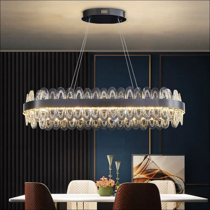 Chandelier - Oval Bar Chandelier - hausgem