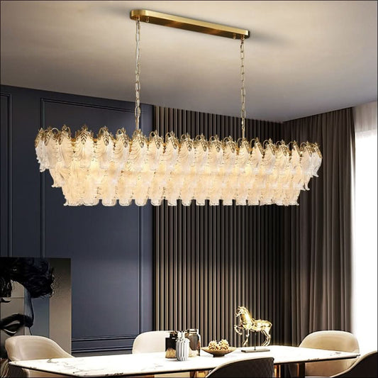 Chandelier - Peacock's Brilliance Chandelier - hausgem