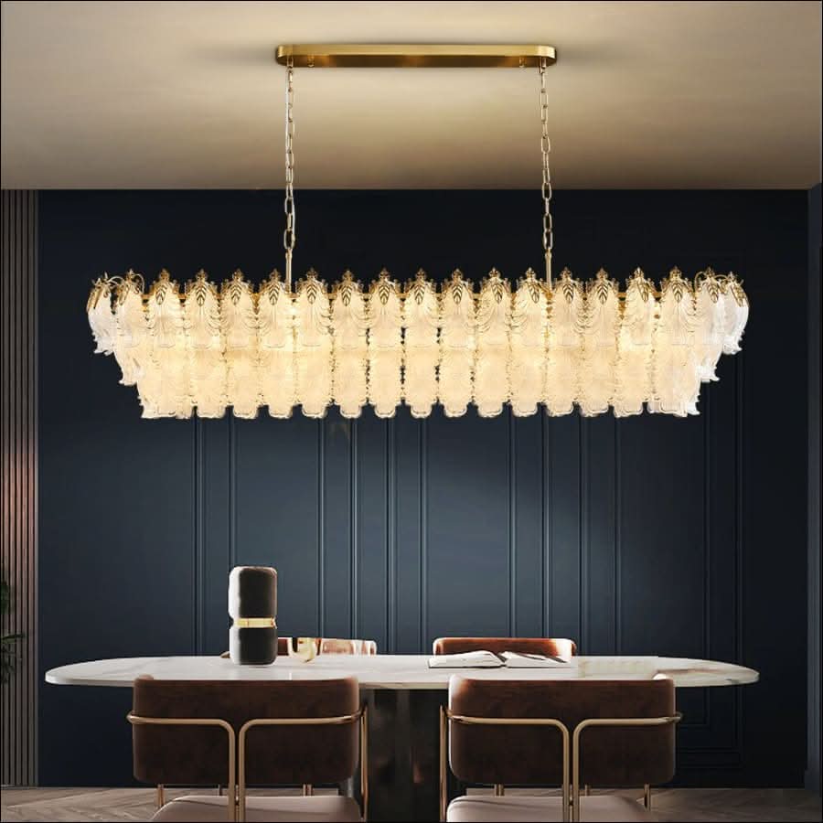 Chandelier - Peacock's Brilliance Chandelier - hausgem