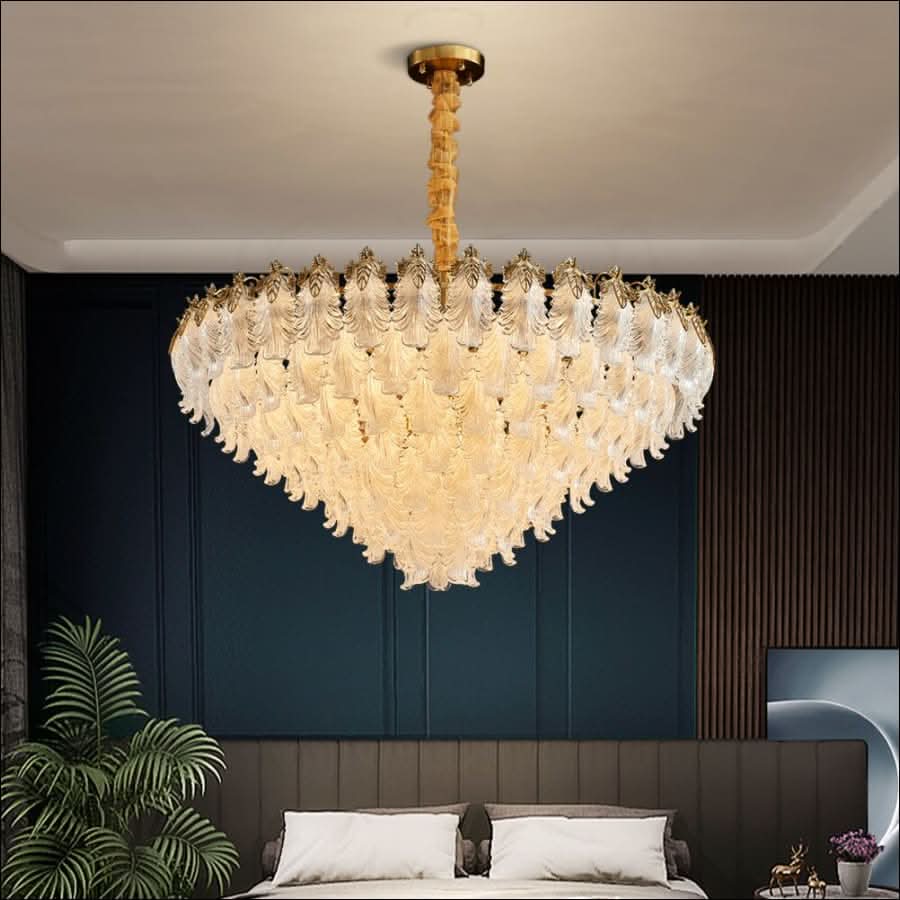 Chandelier - Peacock's Entendre Chandelier - hausgem