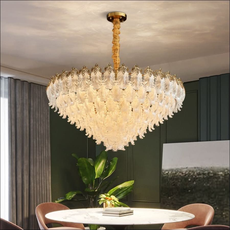 Chandelier - Peacock's Entendre Chandelier - hausgem