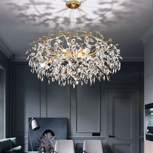 Chandelier - Postmodern Crystal Nest Chandelier - hausgem