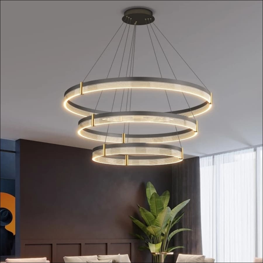Prince Rings Chandelier - Chandelier - hausgem