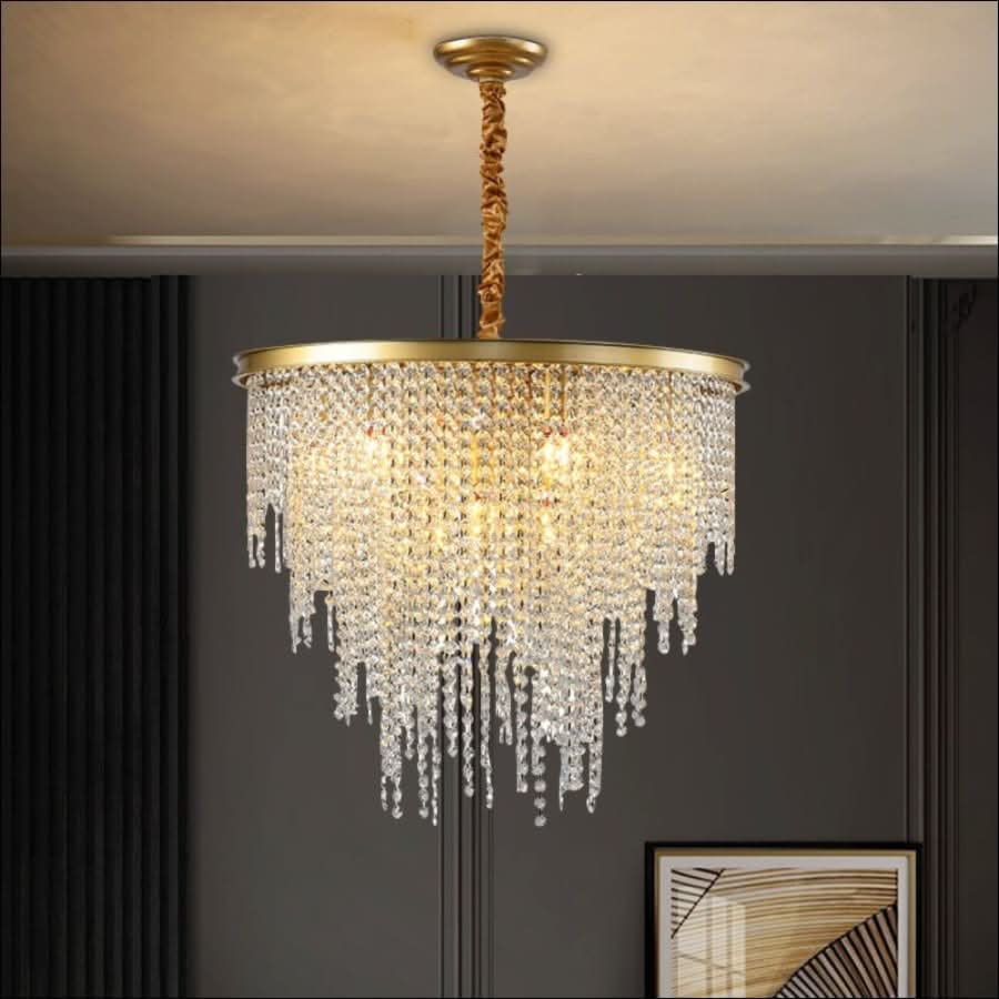 Chandelier - Princess's Crystal Dress Chandelier - hausgem