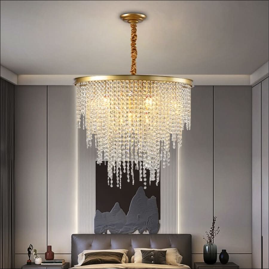 Chandelier - Princess's Crystal Dress Chandelier - hausgem