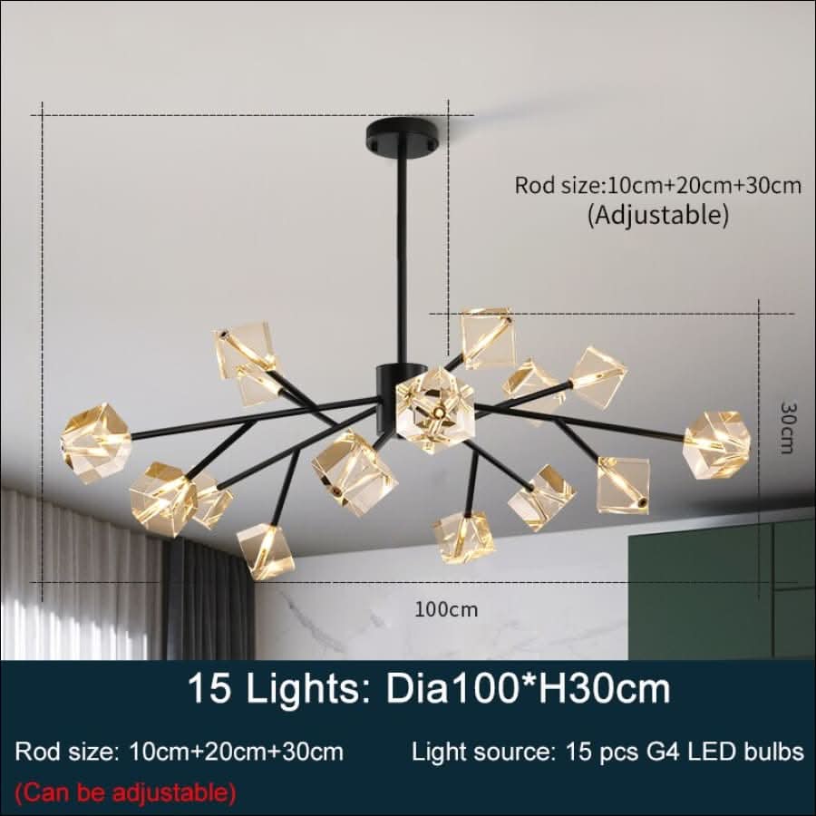 Chandelier - Prism's Shine Chandelier - hausgem