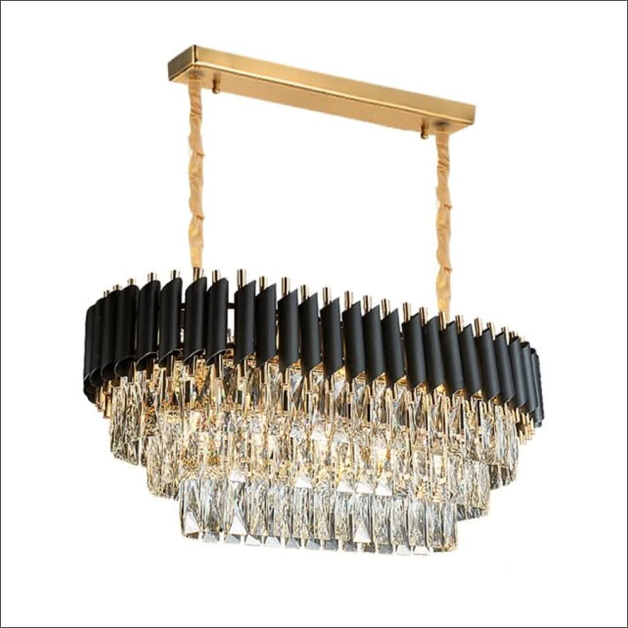Chandelier - Roaring 20's Oval Crystal Chandelier - hausgem