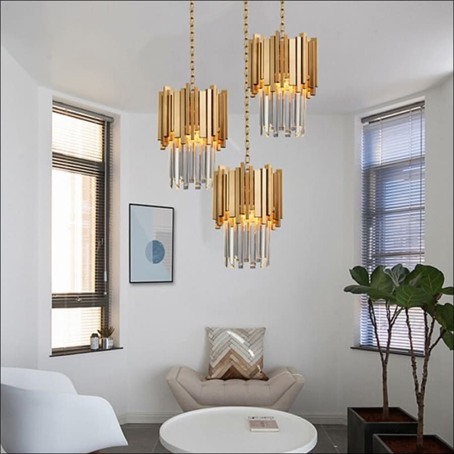 Chandelier - Shimmering Luxe Chandelier - hausgem
