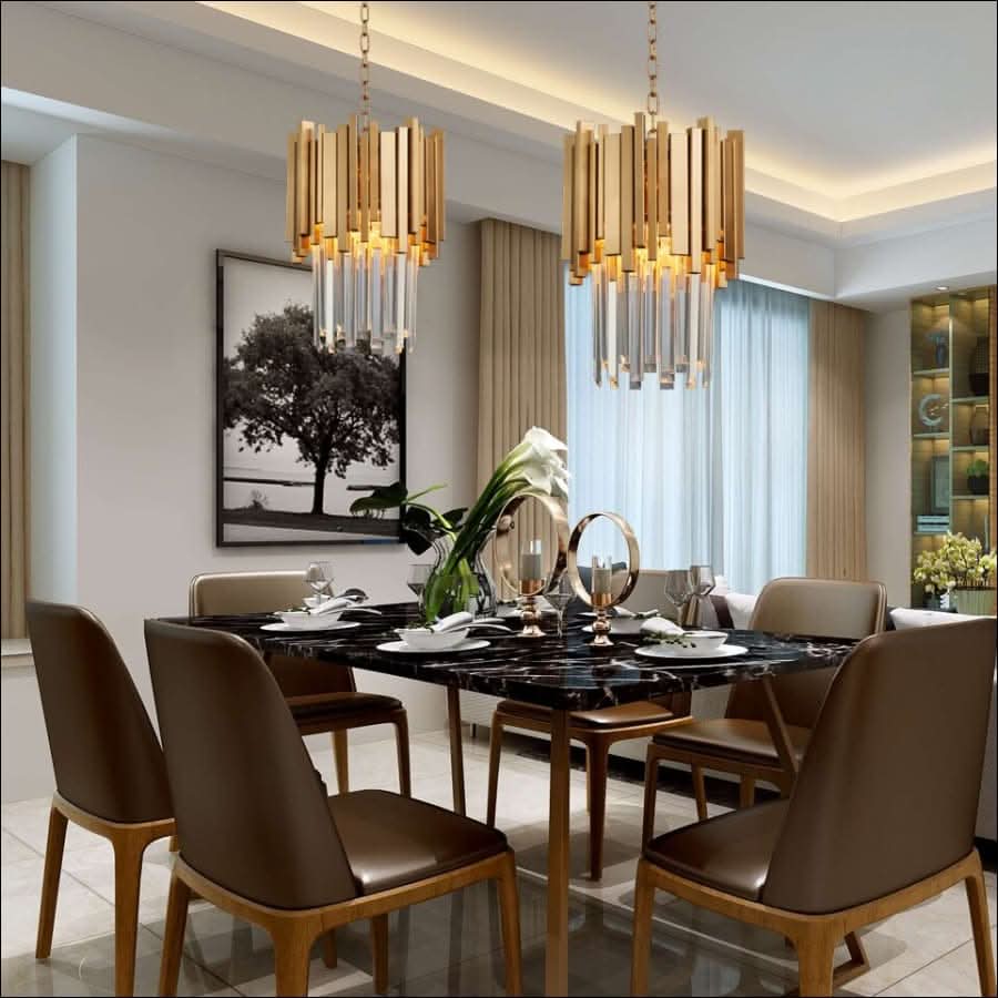 Chandelier - Shimmering Luxe Chandelier - hausgem