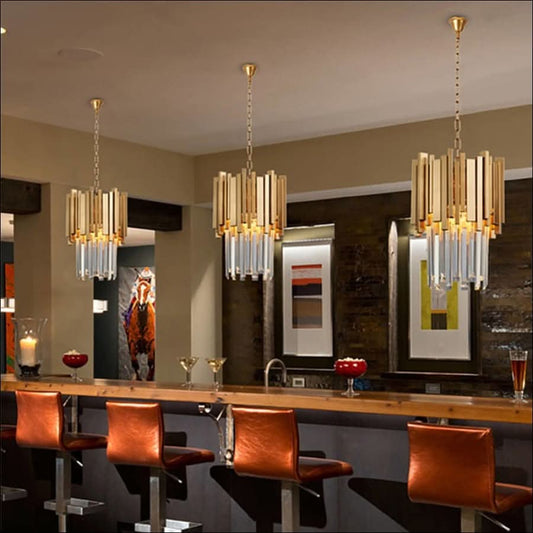 Chandelier - Shimmering Luxe Chandelier - hausgem
