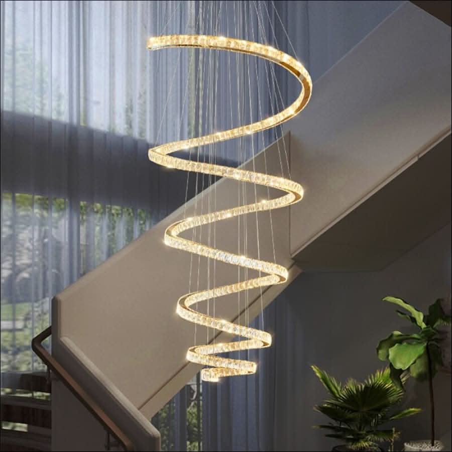 Chandelier - Spiral Stairway Chandelier - hausgem
