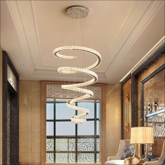 Chandelier - Spiral Stairway Chandelier - hausgem