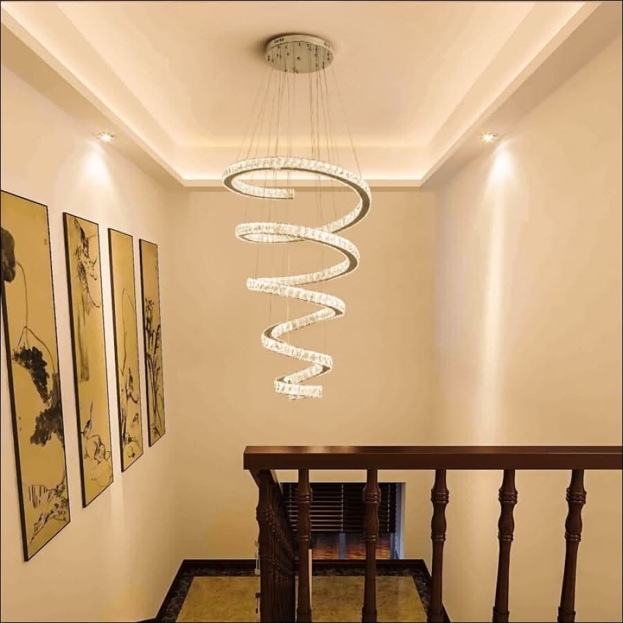 Chandelier - Spiral Stairway Chandelier - hausgem