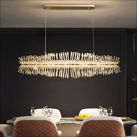 Steel Grass Chandelier - Chandelier - hausgem