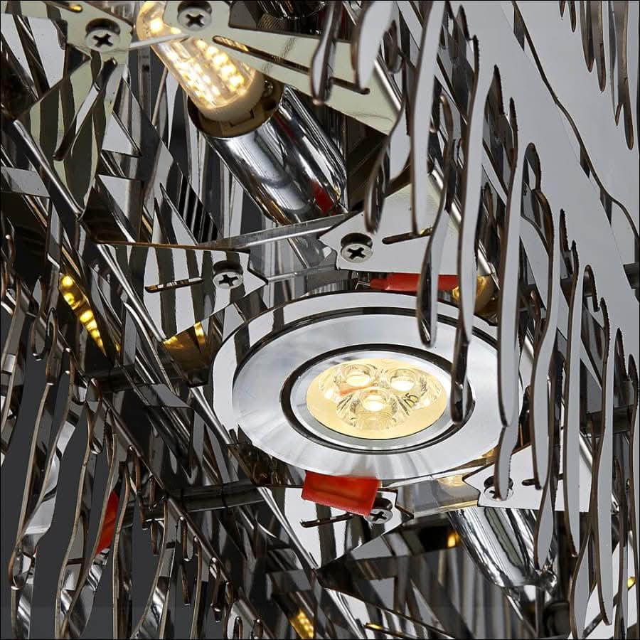 Chandelier - Steel Meadow Chandelier - hausgem