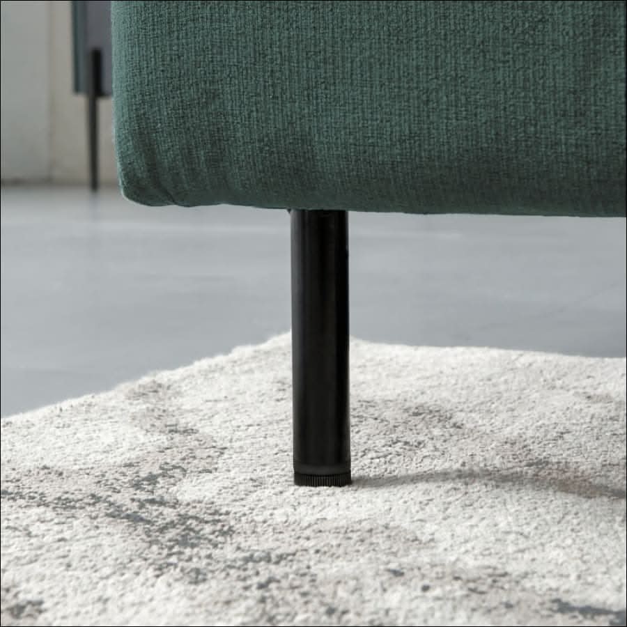 sofa - The Luxe Forest Green L Shaped Sofa Couch - hausgem