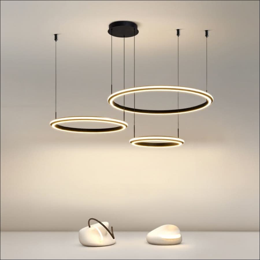 Chandelier - Triple Ring Chandelier - hausgem