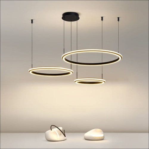 Chandelier - Triple Ring Chandelier - hausgem