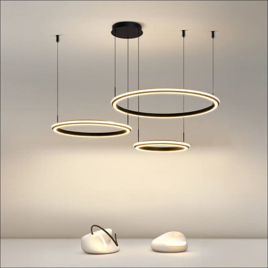 Chandelier - Triple Ring Chandelier - hausgem