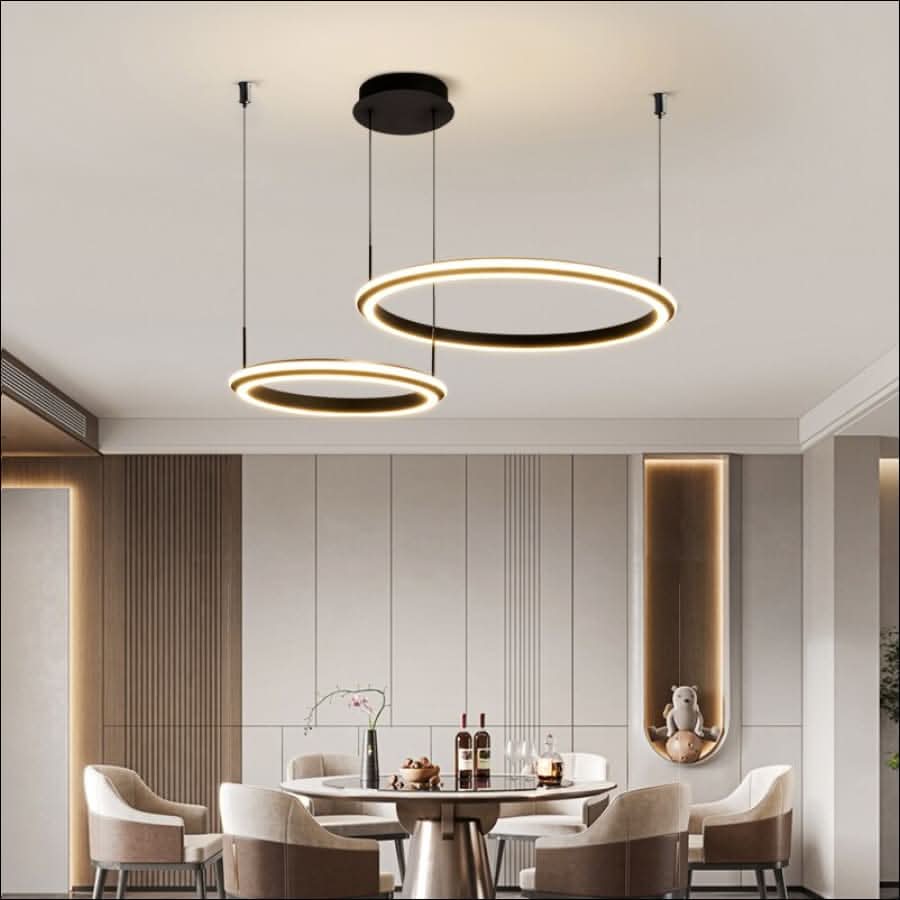 Chandelier - Triple Ring Chandelier - hausgem