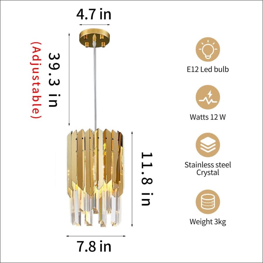 Chandelier - Triple Soilders Plated Chandelier - hausgem