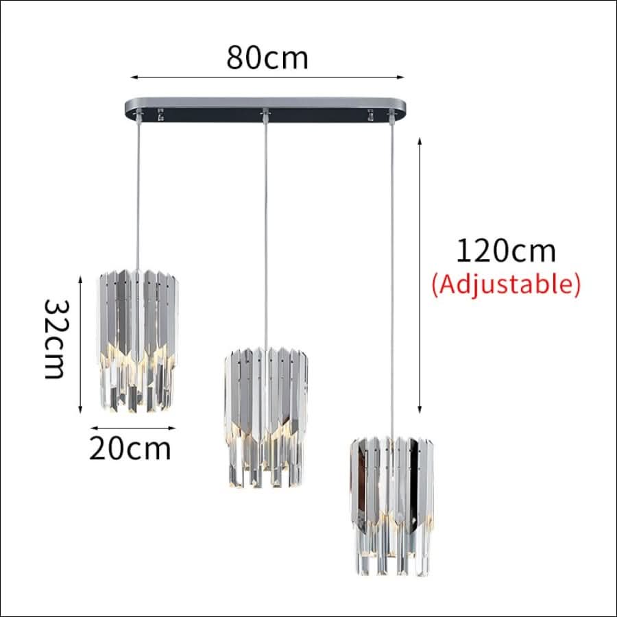 Chandelier - Triple Soilders Plated Chandelier - hausgem
