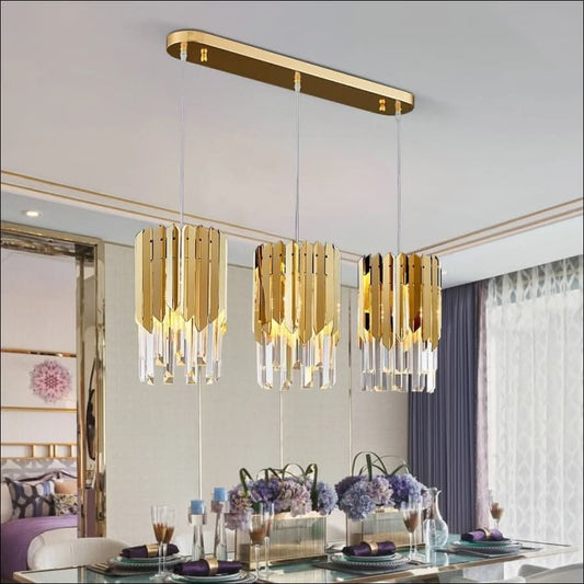 Chandelier - Triple Soilders Plated Chandelier - hausgem