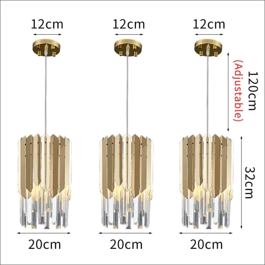 Chandelier - Triple Soilders Plated Chandelier - hausgem
