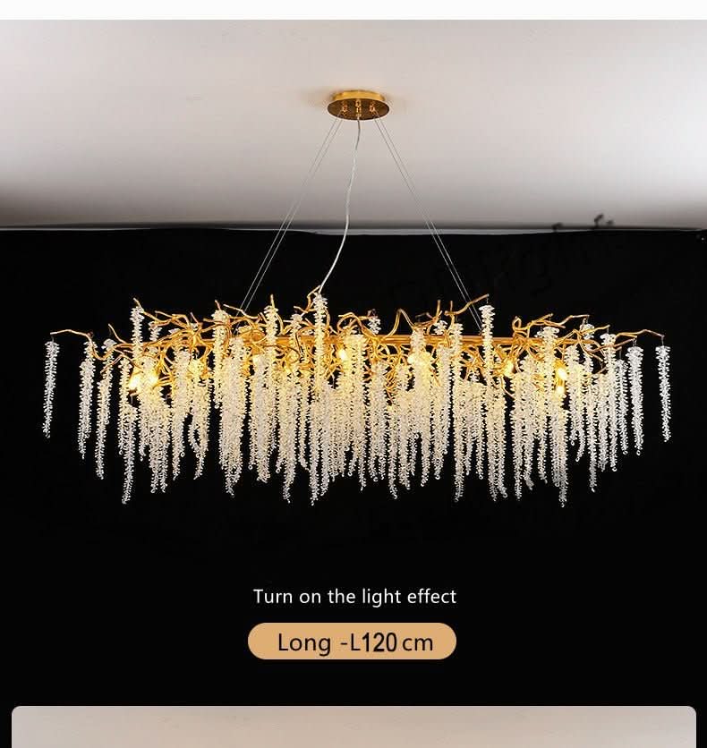 Chandelier - Willow Crystal LED Chandelier - hausgem
