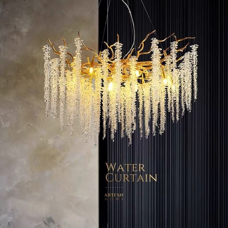 Chandelier - Willow Crystal LED Chandelier - hausgem
