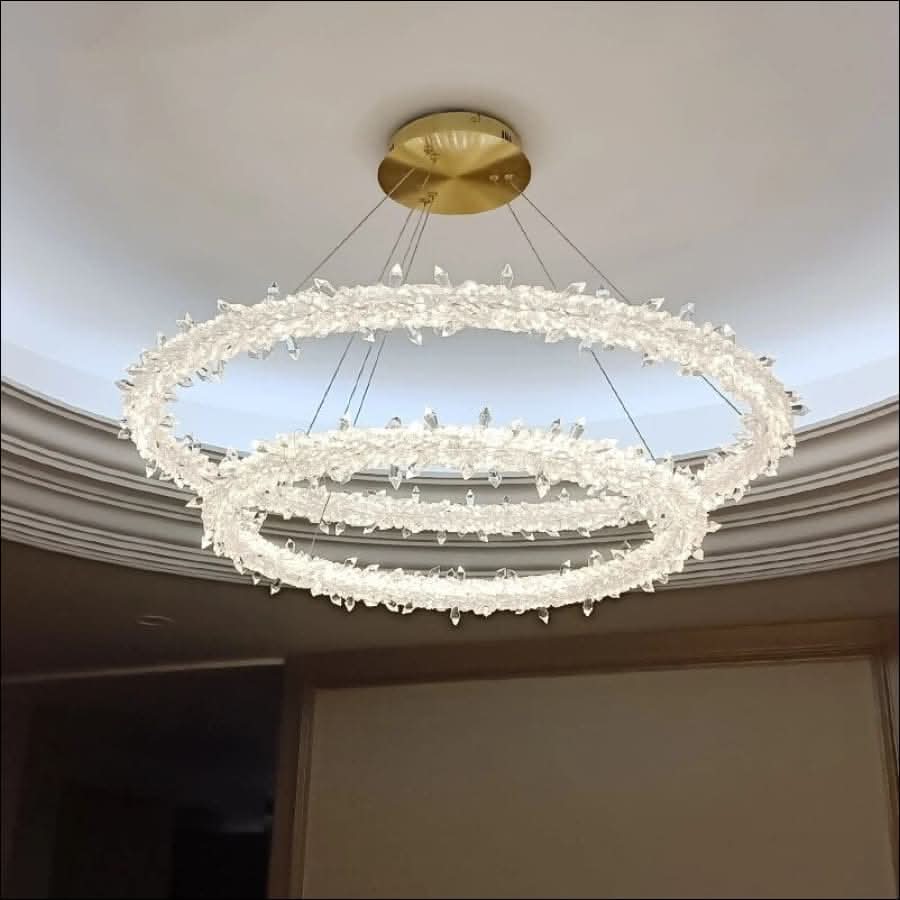 Chandelier - Winter's Ring Chandelier - hausgem