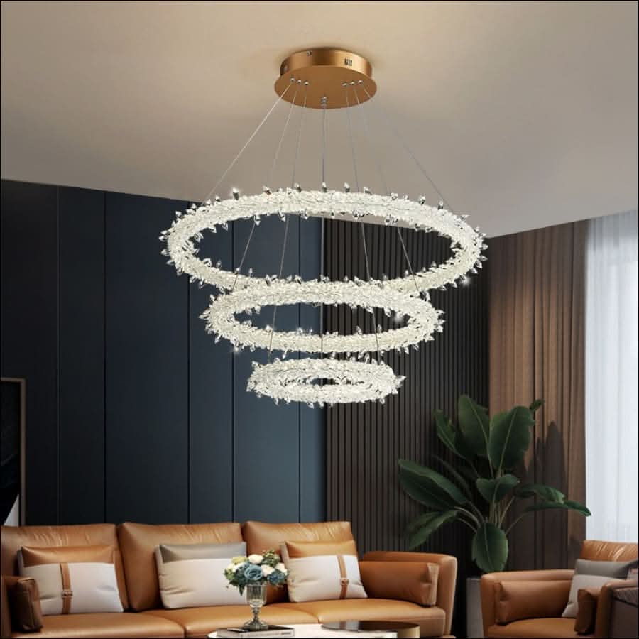 Chandelier - Winter's Ring Chandelier - hausgem