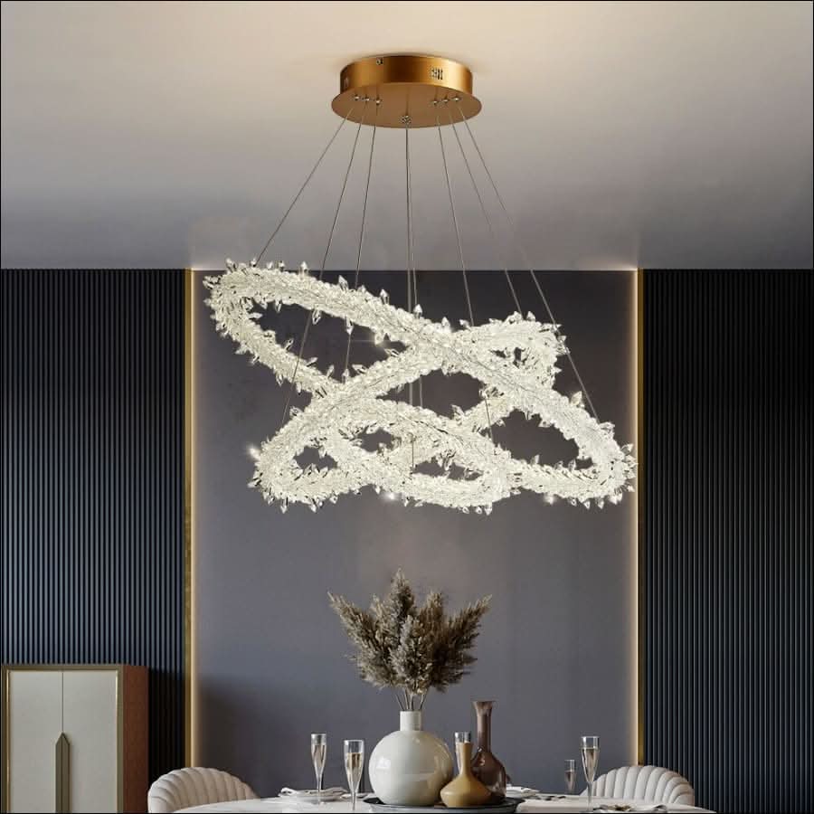 Chandelier - Winter's Ring Chandelier - hausgem