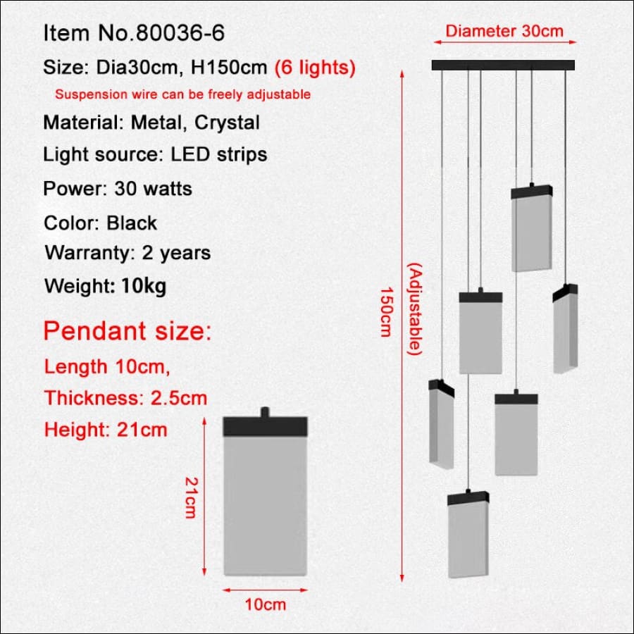 Texture Crystal Board Chandelier - grand chandelier - entry way chandelier - floating chandelier - hausgem - united states