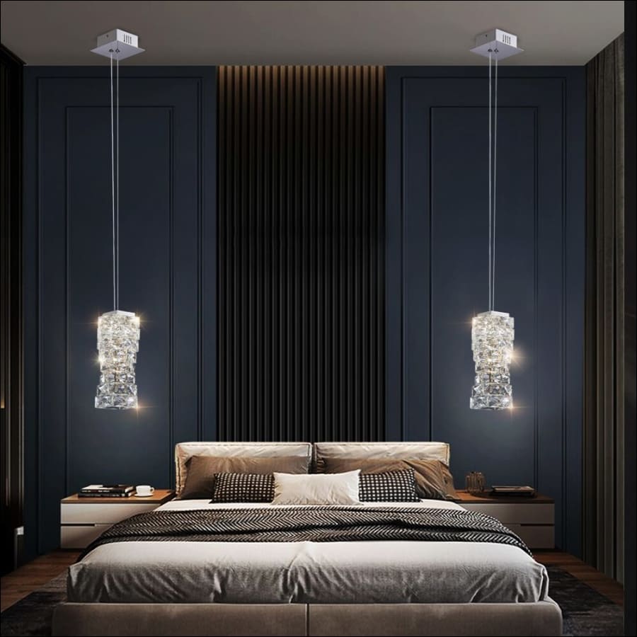 Crystal Rock Chandelier LED - crystal chandelier, bedroom chandelier, dining room chandelier, kitchen chandelier, living room chandelier, modern chandelier, unique chandelier - hausgem - united states 