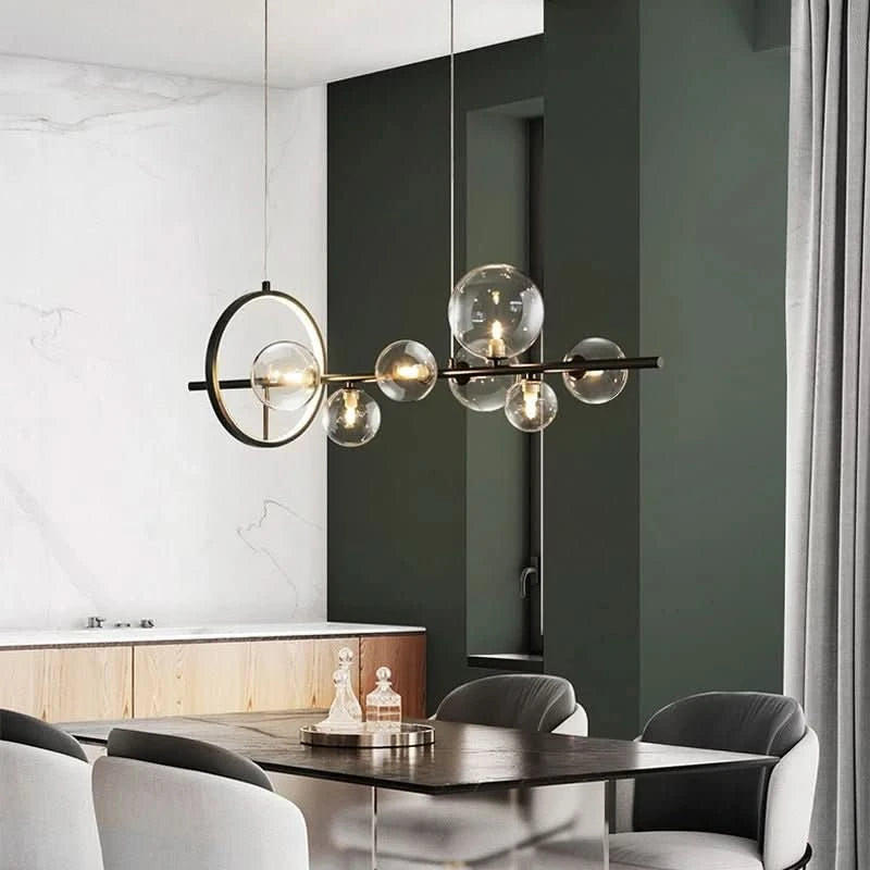 Chandelier - Zia - Modern Glass Bubble Chandelier - hausgem