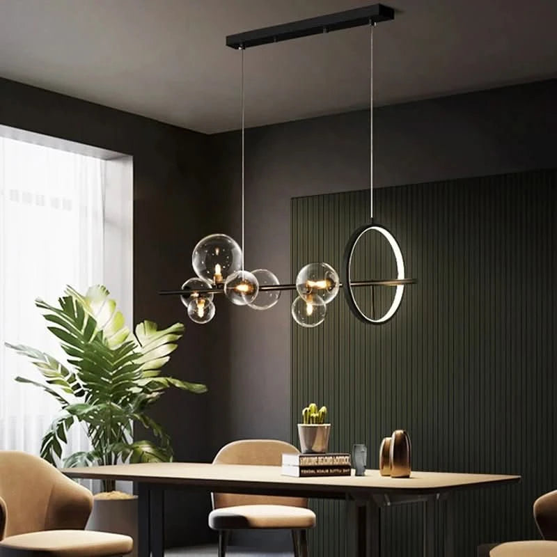 Chandelier - Zia - Modern Glass Bubble Chandelier - hausgem