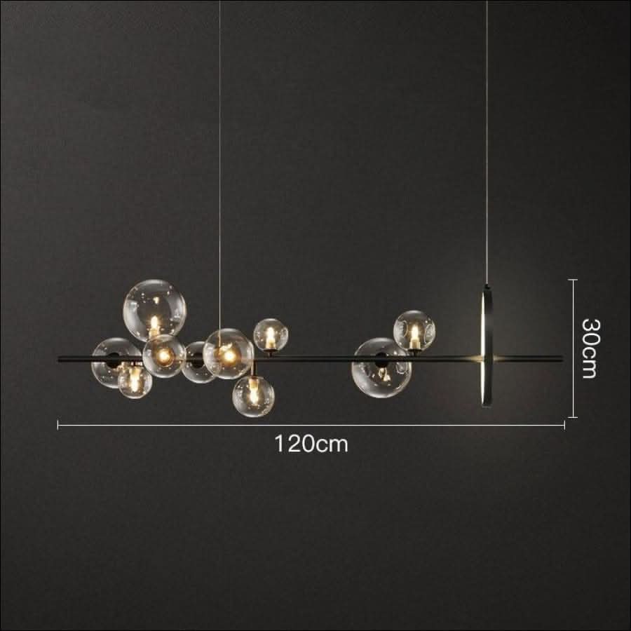 Chandelier - Zia - Modern Glass Bubble Chandelier - hausgem