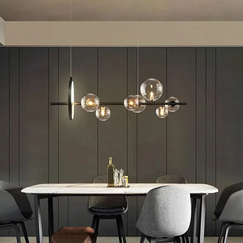 Chandelier - Zia - Modern Glass Bubble Chandelier - hausgem